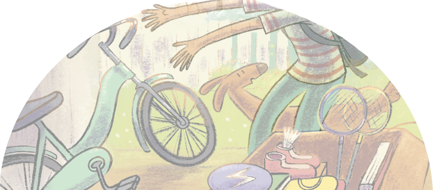 Semi-circle backdrop for Our Hand me ups n downs 